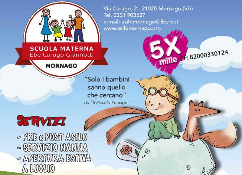 Open day Scuola dell'Infanzia Ebe Carugo Giannotti di Mornago