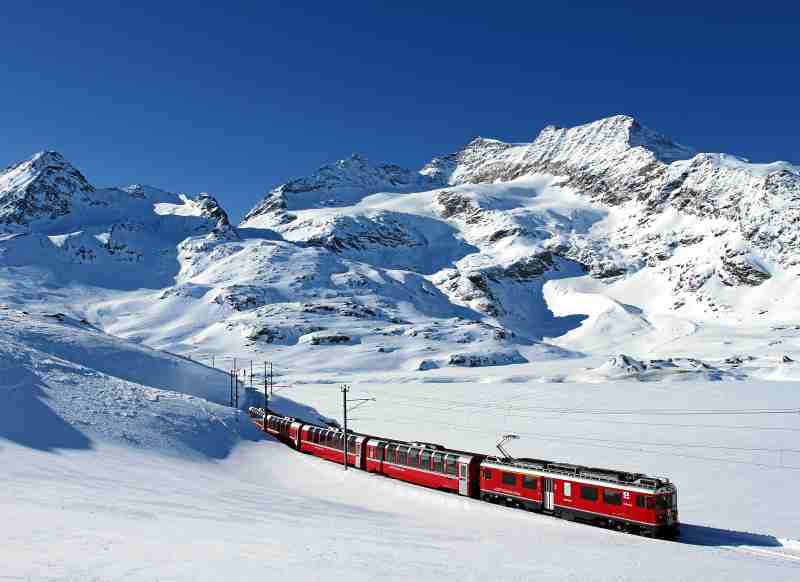 Il Trenino del Bernina con i bambini