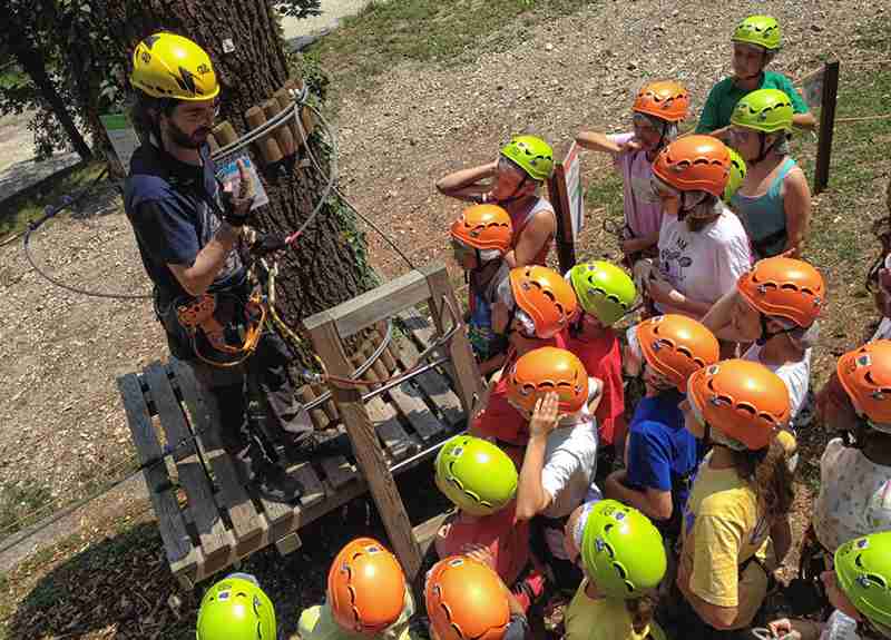 Gita con la scuola all'Adventure Park Villaggio Cagnola