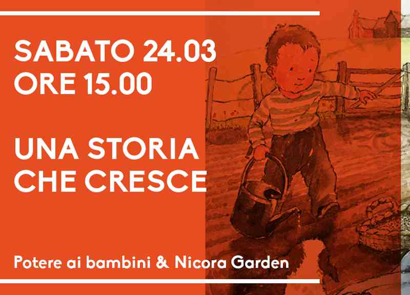 Una Storia che cresce, lettura e laboratorio di giardinaggio