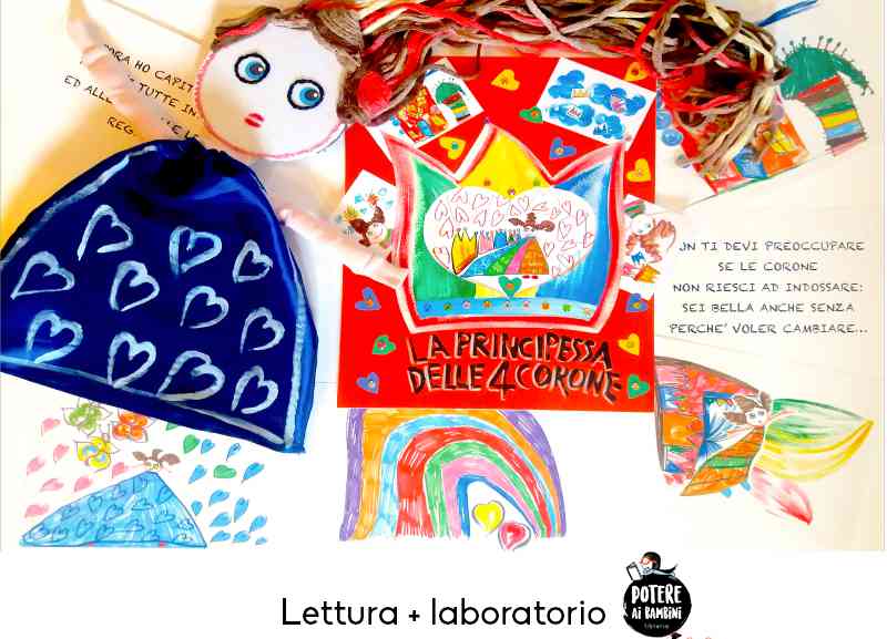 Storia animata e attività creativa la principessa delle 4 corone!