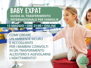 Corso online Baby Expat per il trasferimento all'estero delle famiglie