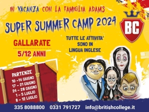 Presentazione Super Summer Camp Famiglia Adams - Gallarate