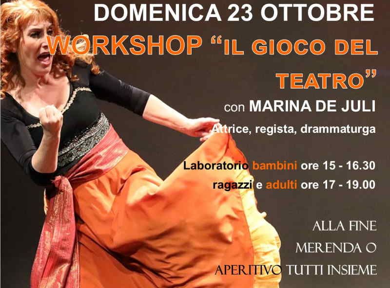 Workshop il Gioco del Teatro a Varese