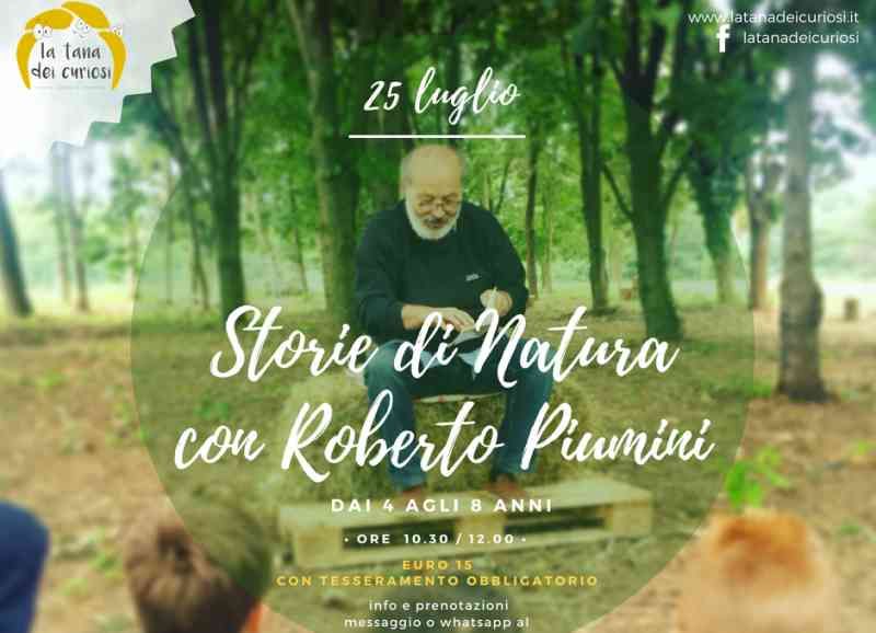 Storie di Natura con Roberto Piumini al Bosco dei Curiosi