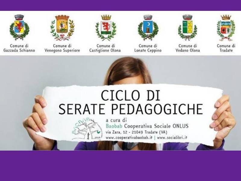 Serate pedagogiche gratuite in tutta la provincia di Varese