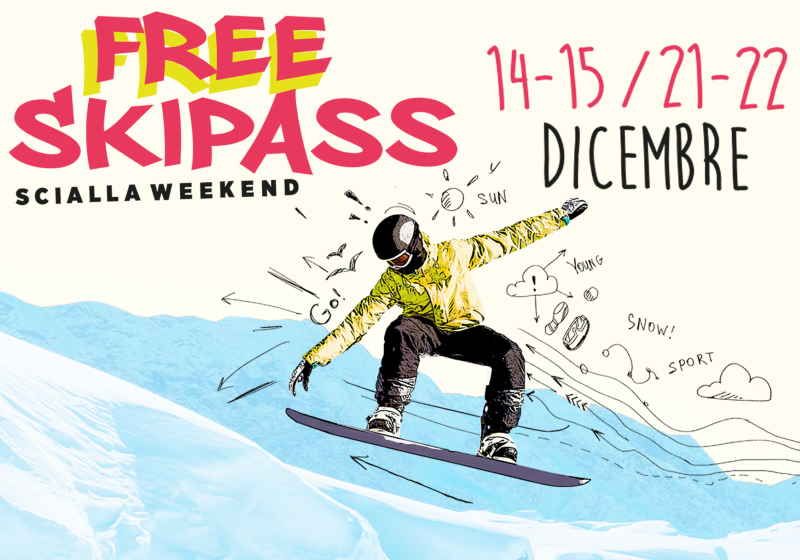 #Sciallaweekend, bambini e ragazzi sciano gratis!