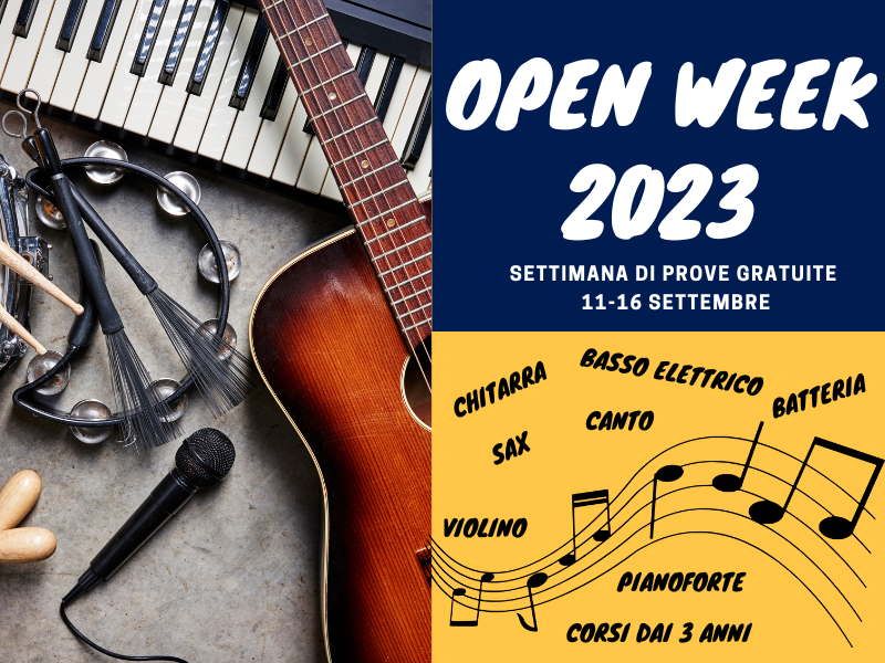 Musicolandia: open week corsi di musica per bambini!