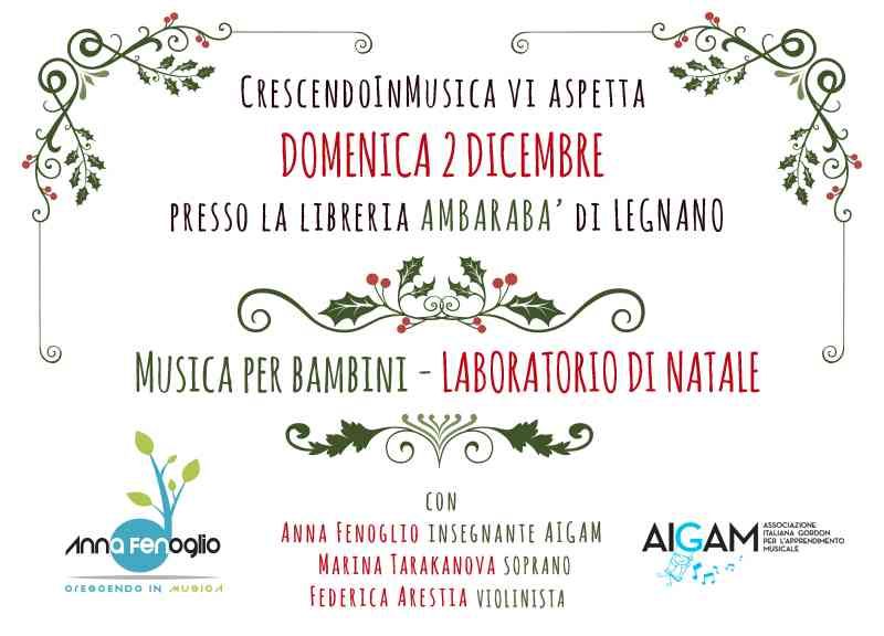 Laboratorio musicale natalizio a Legnano